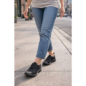 Anodyne No. 85 Black Comfort Slip On Walking Shoes Women 8.5 Orthopedic